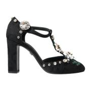 Bloemen Broche Pumps - Zwart Dolce & Gabbana , Black , Dames