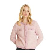 Gebreid vest Alma EN Pena , Pink , Dames