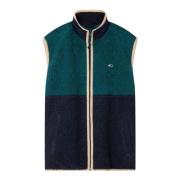 Groene Teddy Fleece Gilet Tommy Hilfiger , Green , Heren