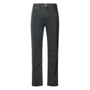 Antraciet Elastische Katoenen Jeans Tommy Hilfiger , Gray , Heren