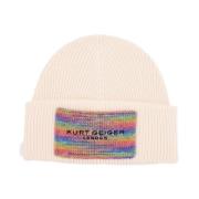 Gebreide Beanies Kurt Geiger , Beige , Dames