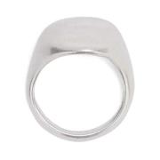 Minimalistische Zilveren Ring Jil Sander , Gray , Unisex