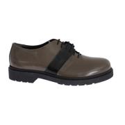 Grijze Veterschoenen van Leer Oxford Jeffrey Campbell , Gray , Dames