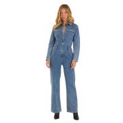 Lange denim-overall Alma EN Pena , Blue , Dames