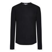 Zwarte longsleeve T-shirt voor heren James Perse , Black , Heren