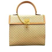 Pre-owned Leather celine-bags Celine Vintage , Beige , Dames