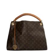 Pre-owned Canvas louis-vuitton-bags Louis Vuitton Vintage , Brown , Da...