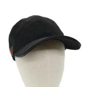 Pre-owned Canvas hats Gucci Vintage , Black , Dames