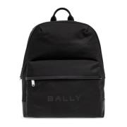 Rugzak met bedrukt logo Bally , Black , Heren