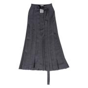 Grijze Lange Kilt Rok Dior , Gray , Dames