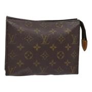 Pre-owned Canvas pouches Louis Vuitton Vintage , Brown , Dames