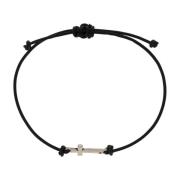 Leren armband AllSaints , Black , Heren