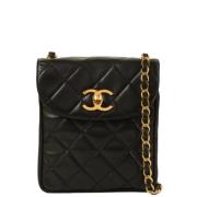 Pre-owned Fabric chanel-bags Chanel Vintage , Black , Dames