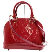 Pre-owned Leather louis-vuitton-bags Louis Vuitton Vintage , Red , Dam...