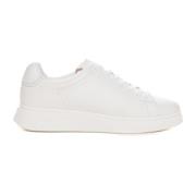 Non-Slip Sneaker met Logo Zool Boss , White , Heren