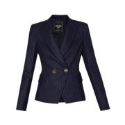 Elegante Blazer voor Vrouwen Liu Jo , Blue , Dames