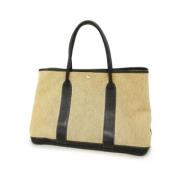 Pre-owned Fabric handbags Hermès Vintage , Beige , Dames