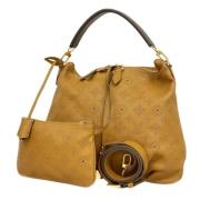 Pre-owned Leather louis-vuitton-bags Louis Vuitton Vintage , Beige , D...