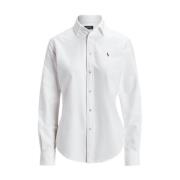 Dames Wit Overhemd Polo Ralph Lauren , White , Dames