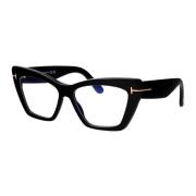 Moderne Optische Bril Ft6026-B Tom Ford , Black , Dames