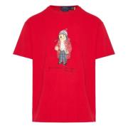 'Polo Denim Bear' t-shirt Ralph Lauren , Red , Heren