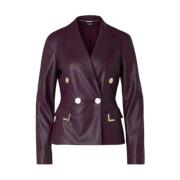 Elegante Blazer voor Vrouwen Liu Jo , Purple , Dames