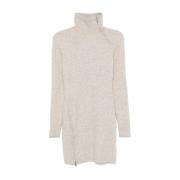 Gebreide Beige Jurk Isabel Marant Étoile , Beige , Dames