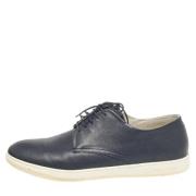 Pre-owned Leather sneakers Armani Pre-owned , Blue , Heren