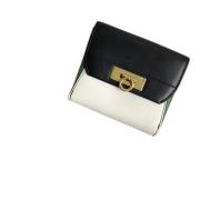 Pre-owned Leather wallets Salvatore Ferragamo Pre-owned , Black , Dame...