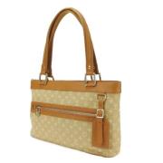 Pre-owned Canvas louis-vuitton-bags Louis Vuitton Vintage , Beige , Da...