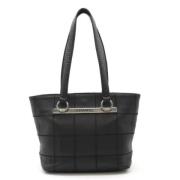 Pre-owned Leather totes Chanel Vintage , Black , Dames