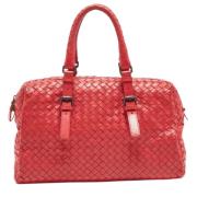 Pre-owned Leather crossbody-bags Bottega Veneta Vintage , Red , Dames