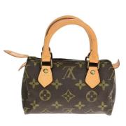 Pre-owned Canvas louis-vuitton-bags Louis Vuitton Vintage , Brown , Da...