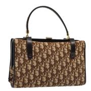 Pre-owned Canvas handbags Dior Vintage , Brown , Dames