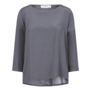 Grijze Shirt voor Stijlvolle Look Jucca , Gray , Dames