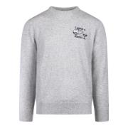 Grijze Sweater Collectie Saint Barth , Gray , Heren