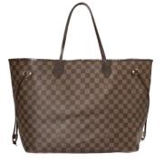 Pre-owned Canvas louis-vuitton-bags Louis Vuitton Vintage , Brown , Da...