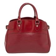 Pre-owned Leather louis-vuitton-bags Louis Vuitton Vintage , Red , Dam...