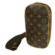 Pre-owned Canvas louis-vuitton-bags Louis Vuitton Vintage , Brown , Da...