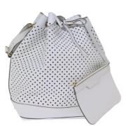 Pre-owned Leather louis-vuitton-bags Louis Vuitton Vintage , White , D...