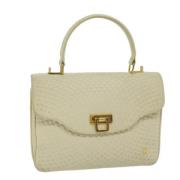 Pre-owned Leather handbags Bally Pre-owned , Beige , Dames