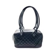 Pre-owned Fabric chanel-bags Chanel Vintage , Black , Dames