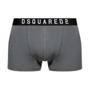 Katoenen boxershorts met logo Dsquared2 , Gray , Heren