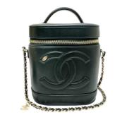 Pre-owned Leather chanel-bags Chanel Vintage , Black , Dames