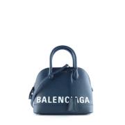 Pre-owned Leather balenciaga-bags Balenciaga Vintage , Blue , Dames