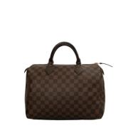 Pre-owned Canvas handbags Louis Vuitton Vintage , Brown , Dames