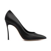 Blade Twenties Leren Pumps Casadei , Black , Dames