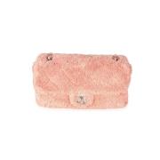 Pre-owned Leather chanel-bags Chanel Vintage , Pink , Dames