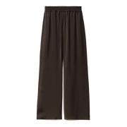 Bruine Wijde Joggingbroek Fabiana Filippi , Brown , Dames