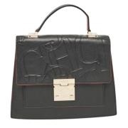 Pre-owned Leather handbags Carolina Herrera Pre-owned , Black , Dames